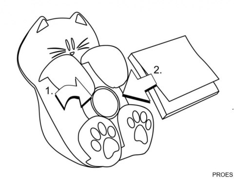 Podajnik do bloczków samoprzylepnych POST-IT_ Kotek (CAT-330), biały, w zestawie 1 bloczek Super Sticky Z-Notes Podajnik do bloczków samoprzylepnych POST-IT_ Kotek (CAT-330), biały, w zestawie 1 bloczek Super Sticky Z-Notes