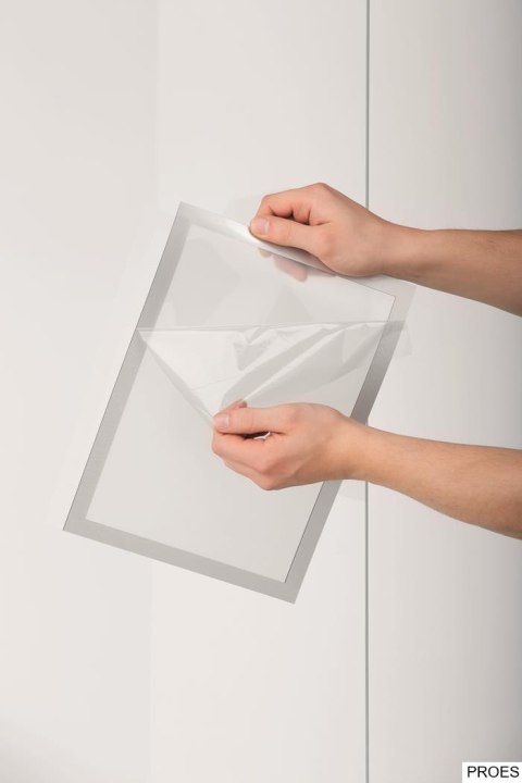 Ramka plakatowa DURAFRAME SUN A4 srebrna (2) 484123 DURABLE (X)