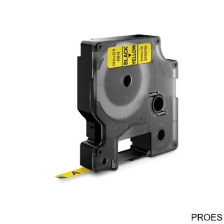 Taśma DYMO D1 - 6 mm x 7 m, czarny / żółty S0720790 do drukarek etykiet