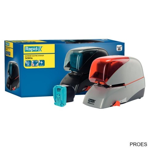 Zszywacz elektryczny Supreme 5080e srebrny 80 kartek RAPID 20993411 (X) Zszywacz elektryczny Supreme 5080e srebrny 80 kartek RAPID 20993411 (X)