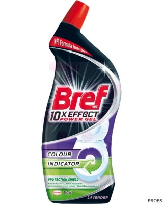 BREF Płyn żel do WC Tornada 700ml Total Protection *11235