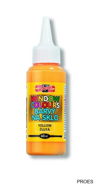 Farba witrażowa 60ml żółta 974201