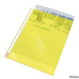 Koszulki krystaliczne, kolorowe A4 Esselte, żółty / 55 mic., 10 szt., 47201