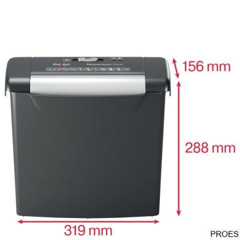 Niszczarka Rexel Momentum S206 P2, 6 kartek, 9l kosz, konfetti 2104568EU (X) Niszczarka Rexel Momentum S206 P2, 6 kartek, 9l kosz, konfetti 2104568EU (X)