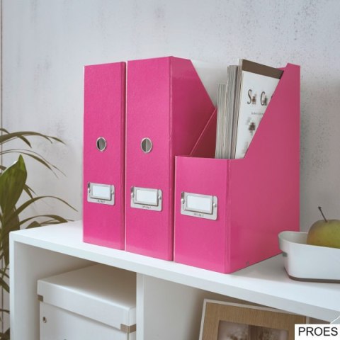 Pojemnik na czasopisma różowy LEITZ Click & Store 60470023 Pojemnik na czasopisma różowy LEITZ Click & Store 60470023