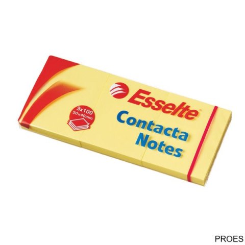 Bloczki samoprzylepne ESSELTE 40x50mm żółte 400k 83012 Bloczki samoprzylepne ESSELTE 40x50mm żółte 400k 83012