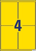 Etykiety Heavy Duty L6127-20 99,1 x 139 20 ark. żółte, poliestrowe, Avery Zweckform (X)