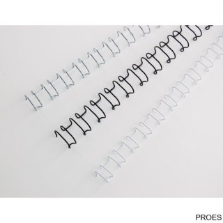 Grzbiety drutowe GBC A4 21L 14mm białe (100szt) IB165481 (X)