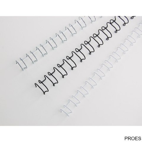 Grzbiety drutowe GBC A4 21L 14mm białe (100szt) IB165481 (X)
