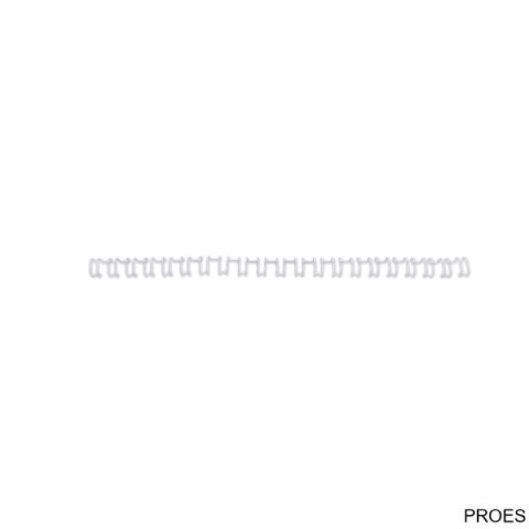 Grzbiety drutowe GBC A4 21L 14mm białe (100szt) IB165481 (X)