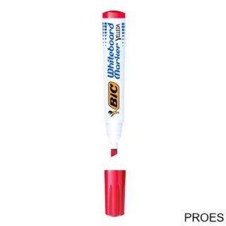 Marker suchościeralny BIC Velleda ECOlutions 1751 czerwony, 904948