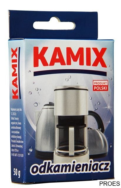 Preparat do usuwania kamienia KAMIX 50g odkamieniacz Preparat do usuwania kamienia KAMIX 50g odkamieniacz