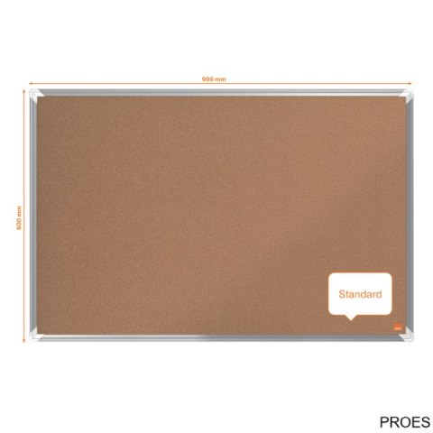 Tablica ogłoszeniowa korkowa Nobo Premium Plus 900x600mm 1915180 Tablica ogłoszeniowa korkowa Nobo Premium Plus 900x600mm 1915180
