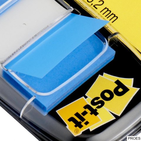Zakładki indeksujące POST-IT 25x43mm niebieskie 680-2 50sztuk 3M Zakładki indeksujące POST-IT 25x43mm niebieskie 680-2 50sztuk 3M