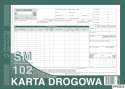 801-1 Karta drogowa SM/102 (samochód ciężarowy) A4 offset MICHALCZYK