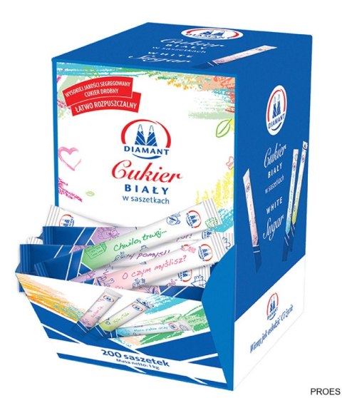 Cukier biały w saszetkach 200x5gr