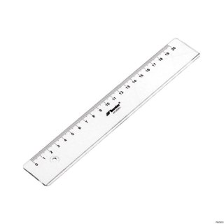 Linijka przezroczysta 20cm 20501 LENIAR