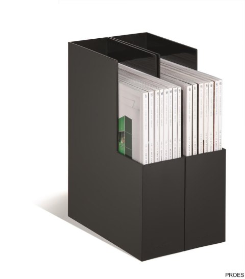 Pojemnik na katalogi / czasopisma CUBO Czarny 772701 DURABLE Pojemnik na katalogi / czasopisma CUBO Czarny 772701 DURABLE