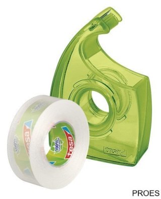 Taśma biurowa TESAfilm Eco&Clear 33m X19mm + Dyspenser Easy Cut 57069-00000