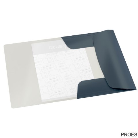 Teczka kartonowa z gumką Leitz Cosy, A4, szara 30020089 Teczka kartonowa z gumką Leitz Cosy, A4, szara 30020089