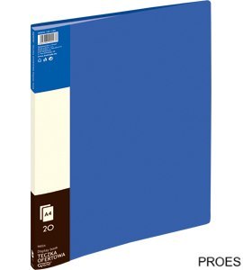 Teczka ofertowa 9002A, niebieski, 20 koszulek GRAND 120-1194