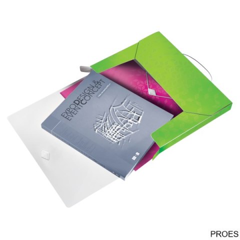 Teczka z gumką PP Leitz WOW, 30 mm, zielona 46290054 (X) Teczka z gumką PP Leitz WOW, 30 mm, zielona 46290054 (X)