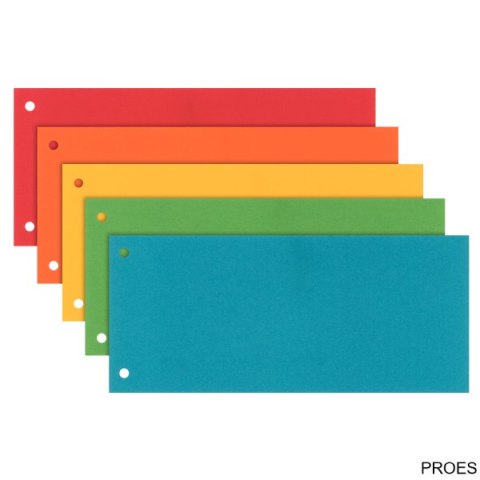 Przekładki 1/3 A4 Maxi Esselte, mix kolorów, 100 szt., 624450 Przekładki 1/3 A4 Maxi Esselte, mix kolorów, 100 szt., 624450