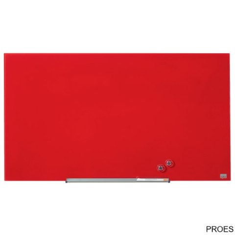 Szklana tablica Nobo Impression Pro 1000x560mm, czerwona Szklana tablica Nobo Impression Pro 1000x560mm, czerwona
