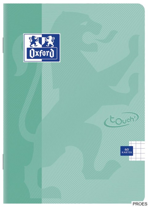 Brulion A5 96 kartek, TOUCH PASTEL linia z marginesem OXFORD 400123216