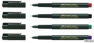 Cienk.FINEPEN 0.4 czer.(10) FC 151121 FABER CASTEL (X)