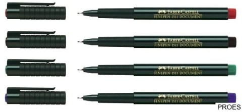 Cienk.FINEPEN 0.4 czer.(10) FC 151121 FABER CASTEL (X)