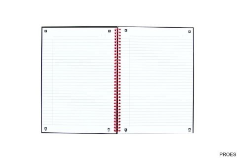 Kołonotatnik A4 70 kartek, linia / tagi, BLACK n RED, OXFORD, 400047608 Kołonotatnik A4 70 kartek, linia / tagi, BLACK n RED, OXFORD, 400047608