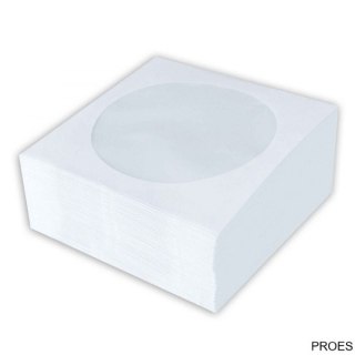 Koperty na CD/DVD z okienkiem (100sztuk) białe