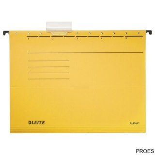 Teczki zawieszane ALPHA, żółty, Leitz 19850115