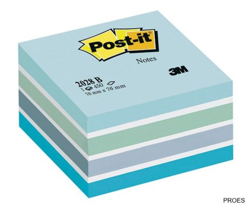 Bloczek 3M POST-IT 2028-B 76x76mm niebieski 450k FT510093212