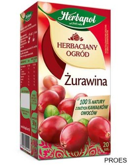 Herbata HERBAPOL HERBACIANY OGRÓD ŻURAWINA (20 saszetek)