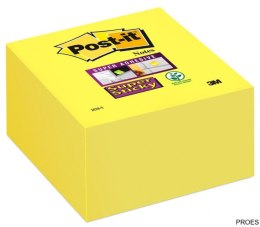 Kostka samoprzylepna POST-IT_ Super Sticky (2028-S), 76x76mm, 1x350 kart., ultra żółta