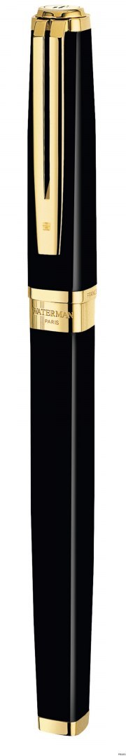 Pióro wieczne (F) EXCEPTION SLIM LAKA CZARNA GT WATERMAN S0636930 Pióro wieczne (F) EXCEPTION SLIM LAKA CZARNA GT WATERMAN S0636930