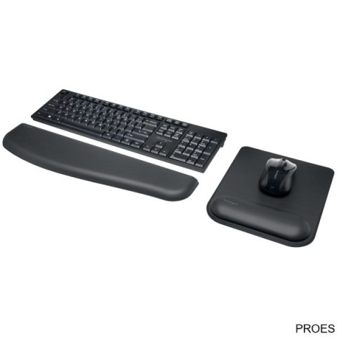 Podkładka pod mysz i nadgarstek Kensington ErgoSoft do myszy standardowej, czarna K52888EU Podkładka pod mysz i nadgarstek Kensington ErgoSoft do myszy standardowej, czarna K52888EU
