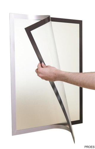 Ramka plakatowa DURAFRAME A2 srebrna 4995-23 (X)