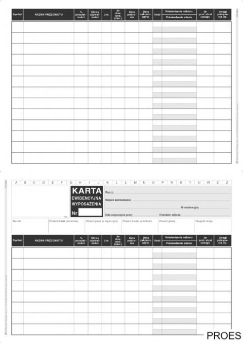 346-3 Druk KEW Karta ewid.wypo wyposażenia(50) MICHALCZYK i PROKO 346-3 Druk KEW Karta ewid.wypo wyposażenia(50) MICHALCZYK i PROKO