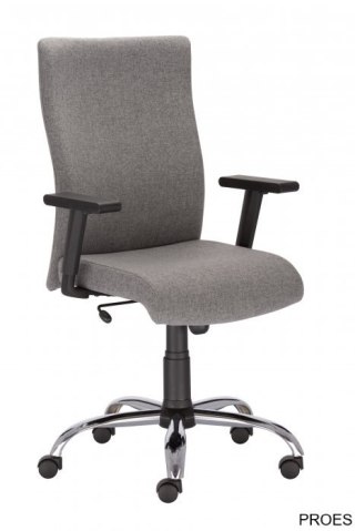 Krzesło obrotowe LEON ST/WILLIAM R19T steel EF019 czarny NOWY STYL