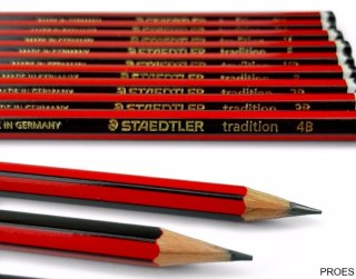 Ołówek tradition, sześciokątny, tw. 6B, Staedtler S 110-6B