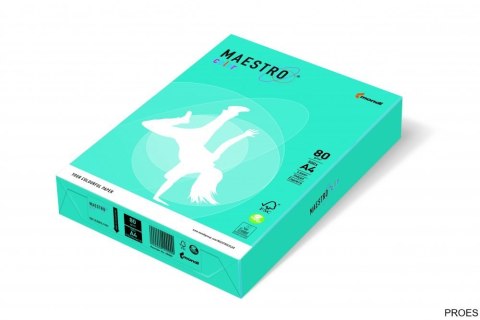 Papier xero A4 MAESTRO COLOR 80g AB48 błękitny Papier xero A4 MAESTRO COLOR 80g AB48 błękitny