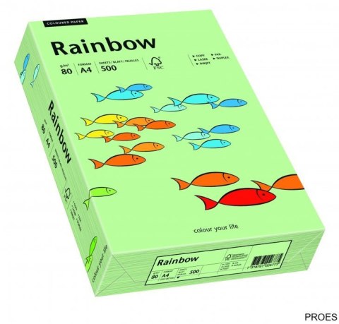 Papier xero kolorowy RAINBOW przygaszona zieleń R75 88042629 Papier xero kolorowy RAINBOW przygaszona zieleń R75 88042629