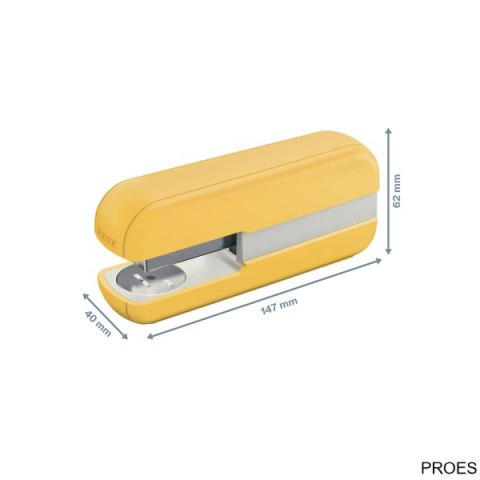 Zszywacz Leitz Cosy, żółty, 30 kartek, 10 lat gwarancji 55670019 Zszywacz Leitz Cosy, żółty, 30 kartek, 10 lat gwarancji 55670019