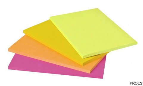 Bloczek samoprzylepny POST-IT_ Super Sticky (6845-SSP), 200x149mm, 4x45 kart., mix kolorów Bloczek samoprzylepny POST-IT_ Super Sticky (6845-SSP), 200x149mm, 4x45 kart., mix kolorów