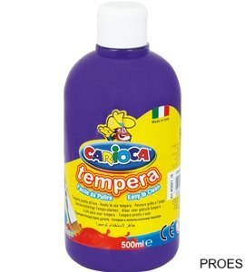 Farba tempera 500 ml, fioletowa CARIOCA 170-2276/170-2666