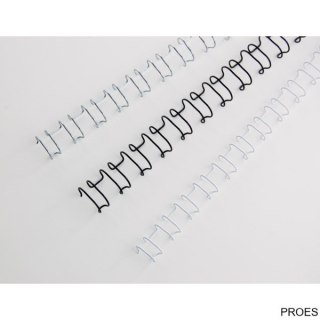 Grzbiety drutowe GBC A4 21L 12mm czarne (100szt) IB165320 (X)