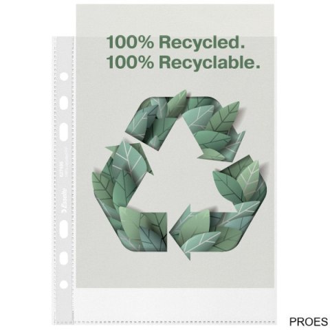 Koszulka groszkowa Recycled Premium PP 70 mic. A5 , 100 szt. Esselte 627495
